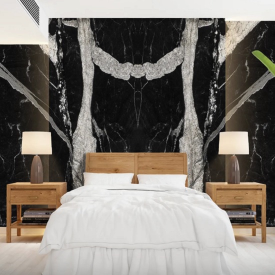 a photo of a bedroom with Sensa Maori Wall cladding