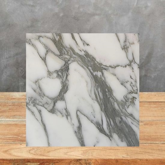 an image of a Calacatta Arni marble on a table