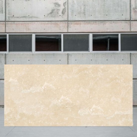 an image of a Botticino Fiorito marble slab