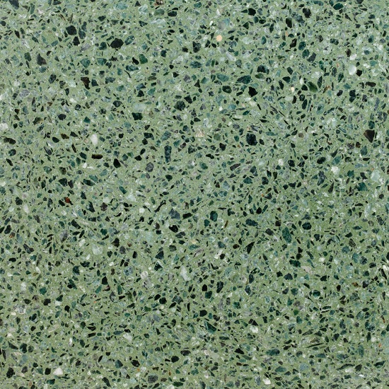 a close-up photo of Agglotech terrazzo Verde