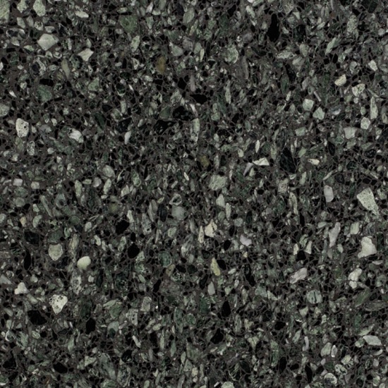 a close-up photo of dark green terrazzo Terrazzo Verde Scuro Agglotech SB112