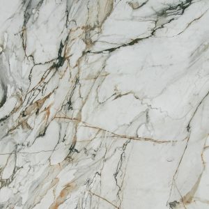 a close-up of Neolith Calacatta Luxe