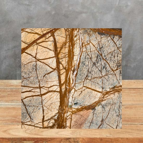 Rainforest Brown Marble sample