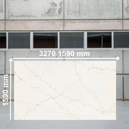 an image of a Silestone Blanc Elysee slab