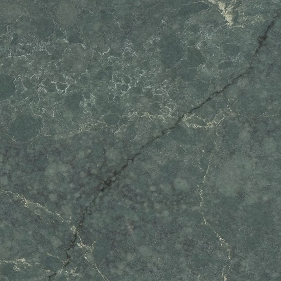 a close-up of Silestone Jardin Emerald quartz