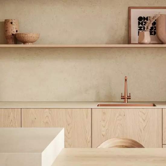 Caesarstone Marenstone porcelain kitchen