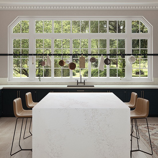 Caesarstone Layalite island