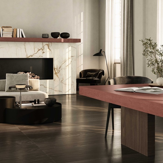Sapienstone Marsala Red countertop