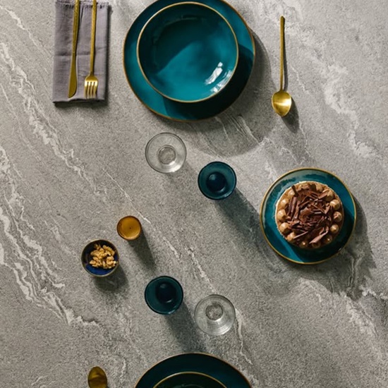 Sapienstone Quartzite Vals porcelain worktop