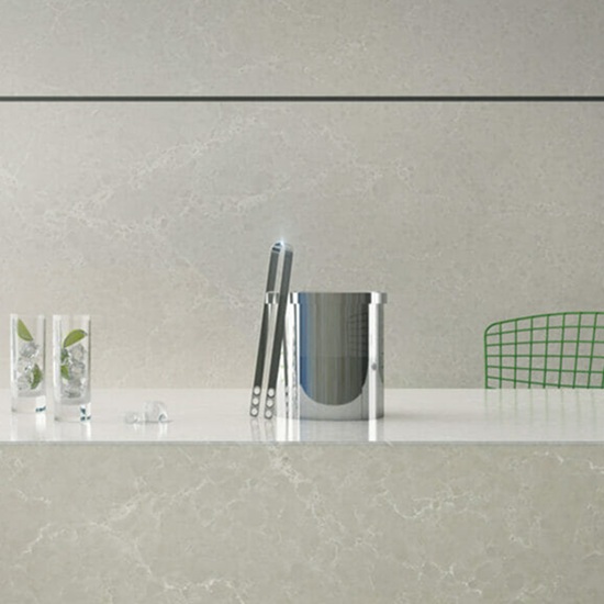 Caesarstone Alpine Mist kitchen worktop
