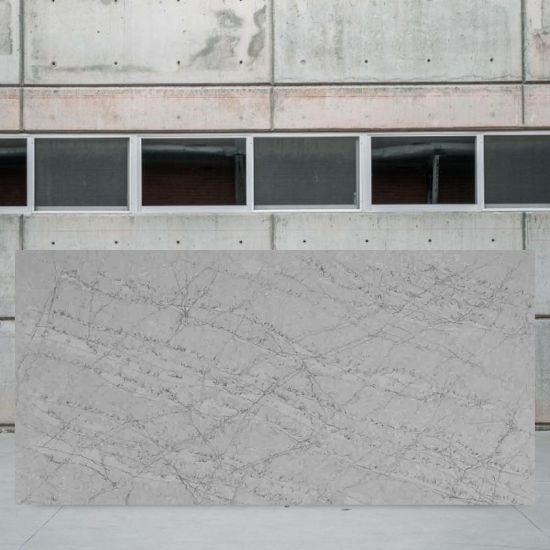 CRL Quartz Cristallo Platino slab