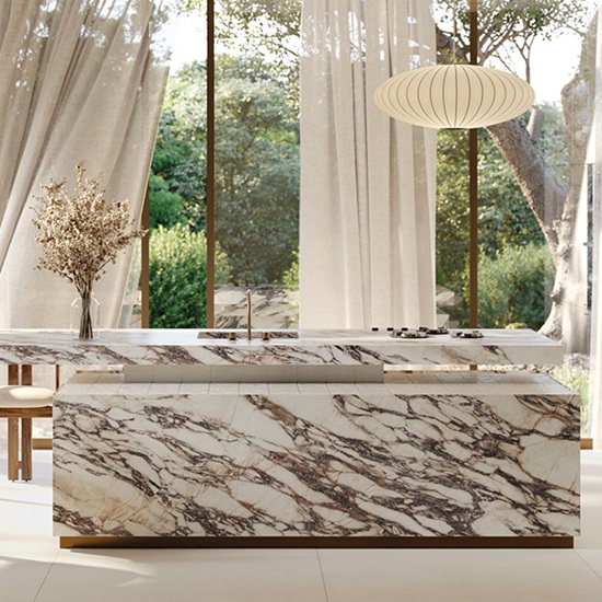 Sapienstone Fior Di Viola 4D kitchen