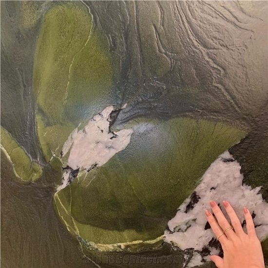 Avocatus quartzite worktop leather