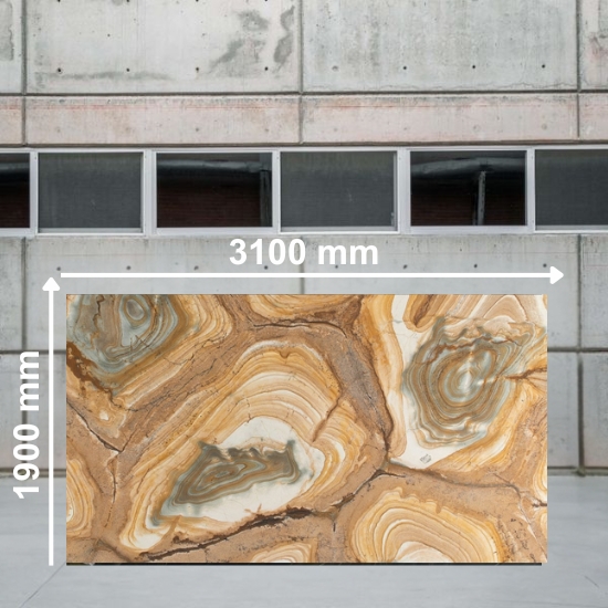 an image of a Palomino Quartzite slab