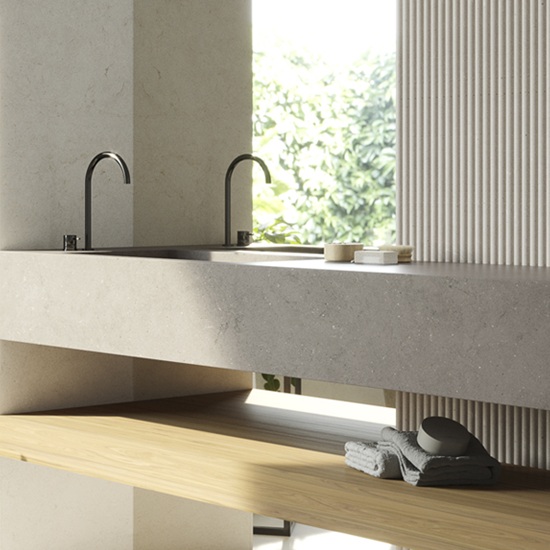 Compac Volcano Warm countertop