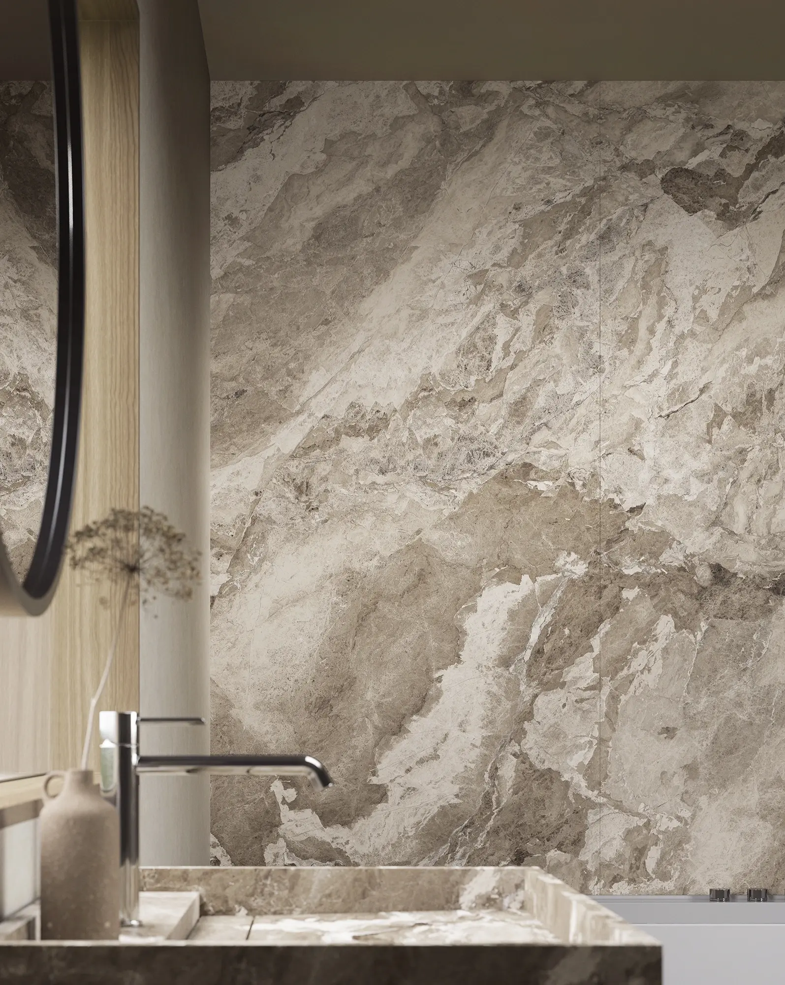 Xtone Camouflage bathroom wall