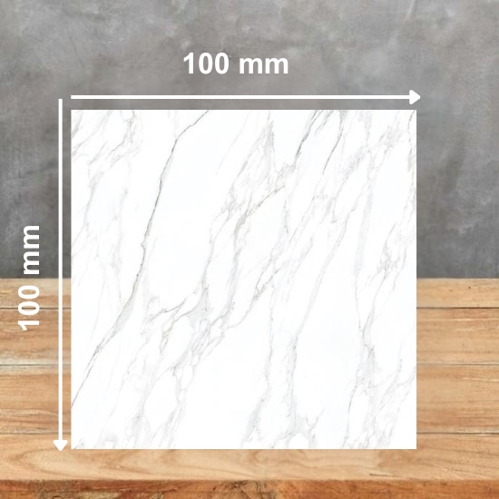 Calacatta Borghini Quartz 4D sample