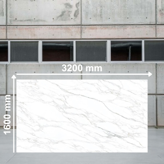 Calacatta Borghini Quartz 4D slab
