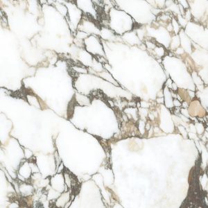 a close-up of Calacatta Viola 4D full-body vein quartz