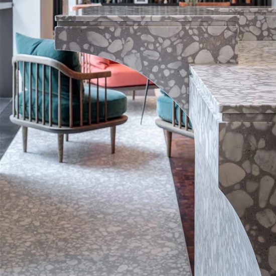 Terrazzo Palladio Griso kitchen