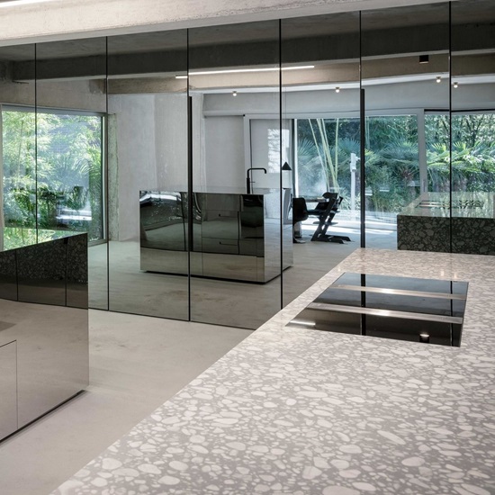 Terrazzo Palladio Griso worktop