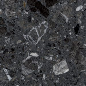 a close-up of Terrazzo Grigio Carnico