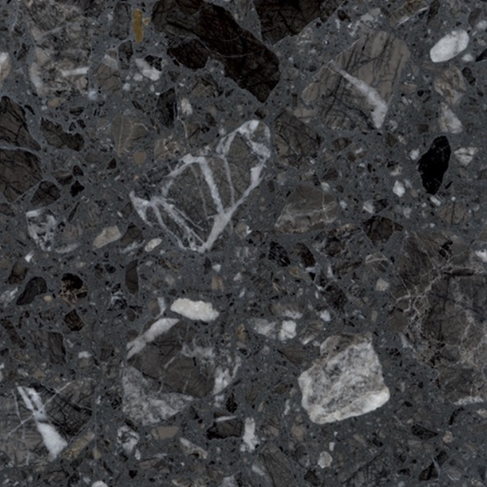 a close-up of Terrazzo Grigio Carnico