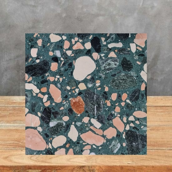 green Terrazzo Palladio Fenice sample