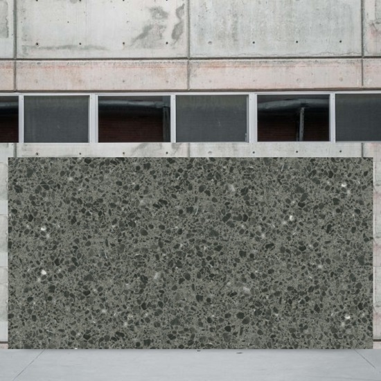 dark and light grey Terrazzo Palladio Laguna slab