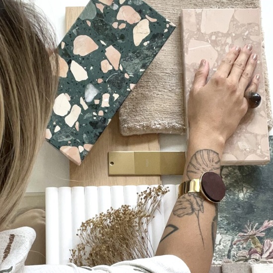 Design scheme for Terrazzo Perlato Royal