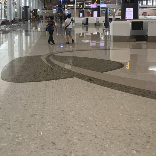 Terrazzo Perlato Royal worktop