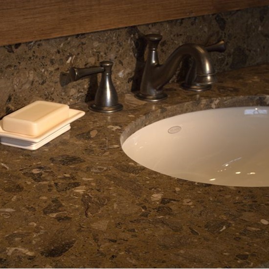 brown Terrazzo worktop Rasotica