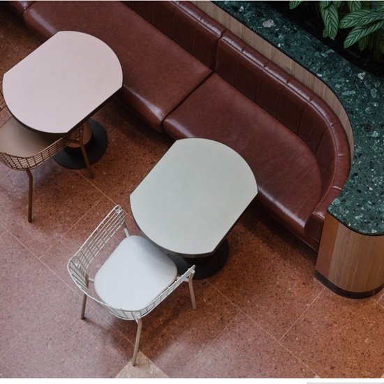 red terrazzo Rosso Verona floor tiles