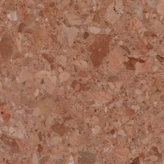 close-up of Terrazzo Rosso Verona