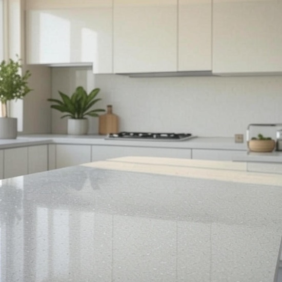 terrazzo Dalmata Beige kitchen worktop