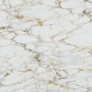 a close-up of Calacatta Macchia Vecchia Jumbo quartz