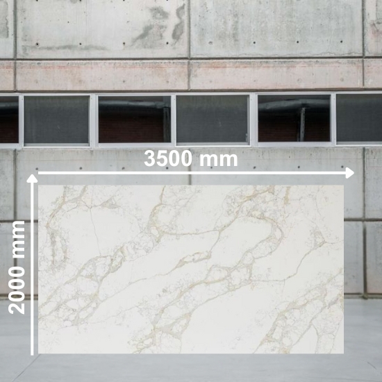 image of Calacatta Tuscan Giant quartz slab