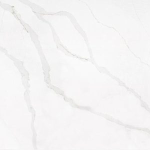 a close-up of Calacatta Supreme Giant quartz
