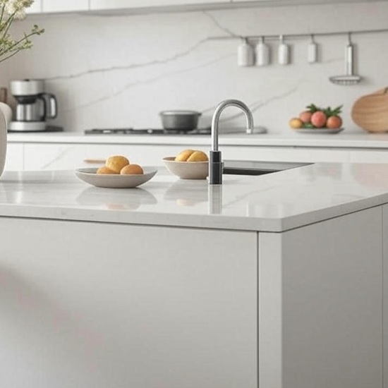 Calacatta White Alaska worktop