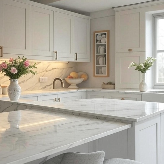 Calacatta White Alaska countertops