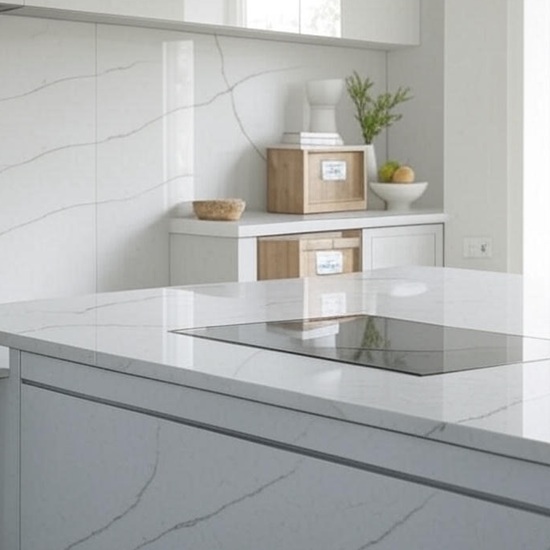 Himalaya Quartz kitchen worktops