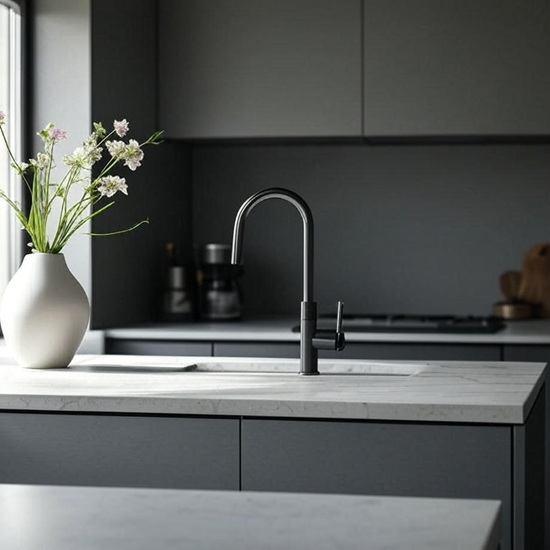 White Carrara Extra Jumbo worktops