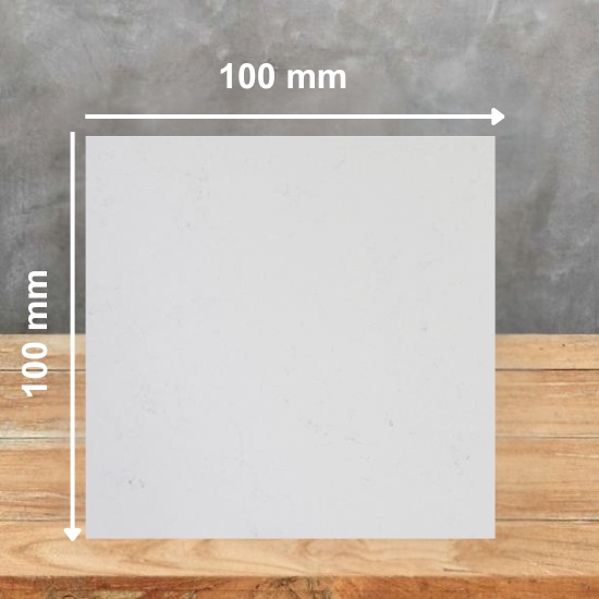White Carrara Light Quartz Giant sample