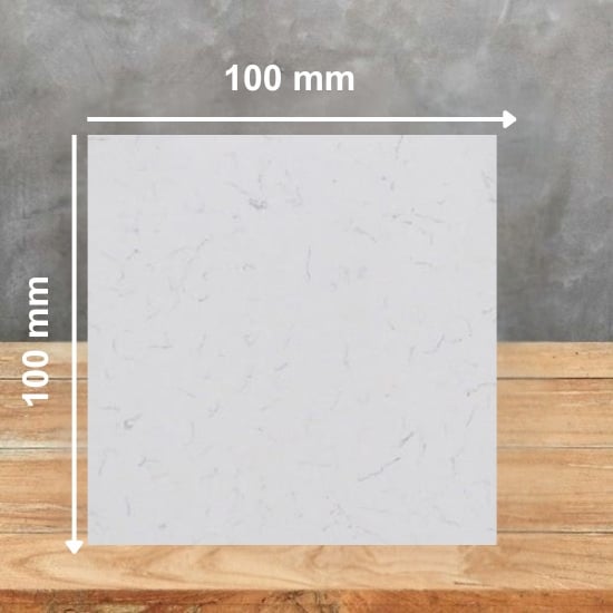 White Carrara Giant Quartz sample