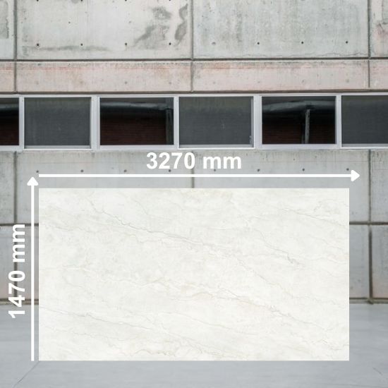 Large 3270 x 1670 mm Dekton Thala slab, Cosentino ultra-compact stone for oversized UK worktops in Richmond homes.