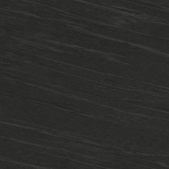 Close-up of Neolith Ignea sintered stone showing deep dark grey tone with subtle linear veining and slate-like texture