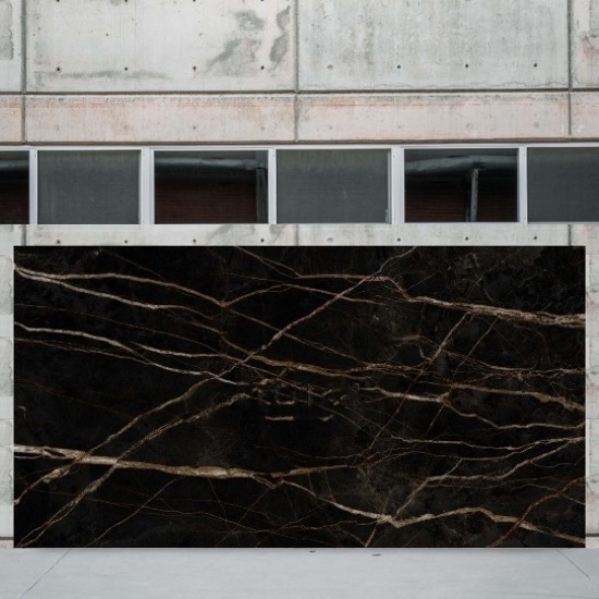 "Full slab of Techlam St. Laurent measuring 320 x 160 cm